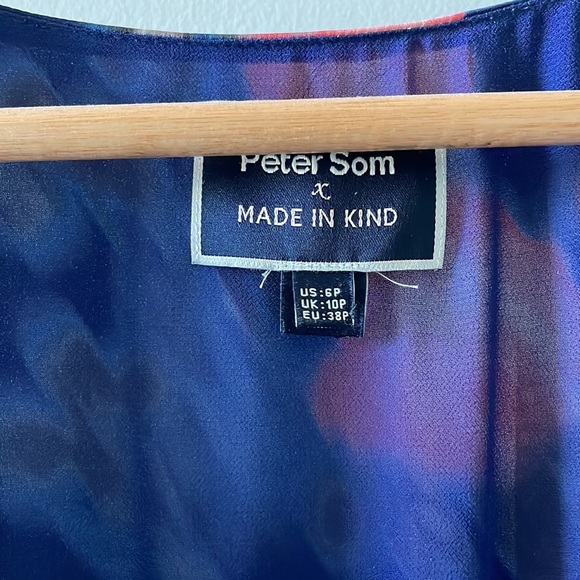 Anthropologie Made In Kind Peter Som GORGEOUS SILK dress - Picture 6 of 14